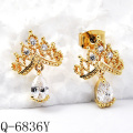 Latest Styles Earrings 925 Silver (Q-6836Y)